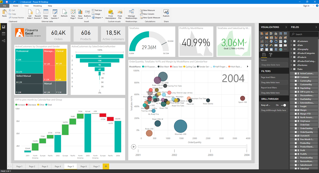 Версия power bi